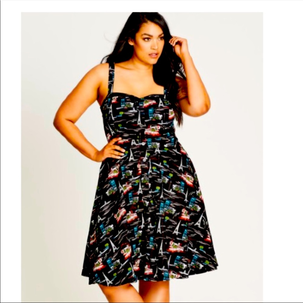 City chic Parisian chic dress- NWT